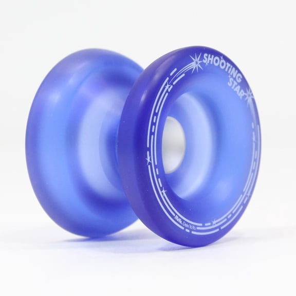 iYoYo SHOOTiNG STAR Yo-Yo - Polycarbonate Yo-Yo - Great for Beginners (Blue with Silver Hub)