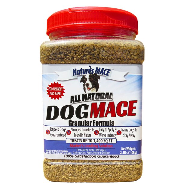 Nature's Mace 2.2 Lb 1,400 Sq Ft Dog Repellent Animal Deterrent