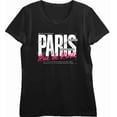 thumbnail image 4 of Rue de Rivoli Paris Women's Black Crew Neck Short Sleeve Top-Large, 4 of 6