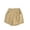 Khaki, variant on LUOGENLI Girls Shorts Size 8 Cotton Girls Summer Casual Shorts Kids Elastic Waist Play Shorts Comfortable Basic Bottoms (Yellow Size 6-7 Years)