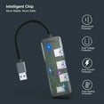 thumbnail image 4 of BENFEI USB 3.0 Hub, 4 Ports USB A Splitter Ultra-Slim USB Expander for Mouse, Keyboard, Flash Drive, U Disk, Printer Compatible with Laptop, Desktop PC, Xbox, PS5, and More, 4 of 7