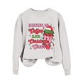 thumbnail image 4 of WEAIXIMIUNG Sweat-Shirt Élégant pour Femmes, Léger, Imprimé Lettres, Manches Longues, 4 of 4