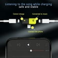 thumbnail image 4 of 2in1 Cellphone 8 Pins Mini Lightning Cable Spliter Charge Earbuds Headphones Adapter, 4 of 4