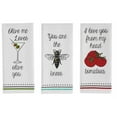 thumbnail image 2 of Assorted Love You Prnt Dishtowel (Set of 3), 2 of 3