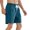 Blue, variant on Men's Casual Board Shorts Summer Lightweight Breathable Straight Leg Training Running Shorts Outdoor Stretchy Elastic Waist Gym Shorts