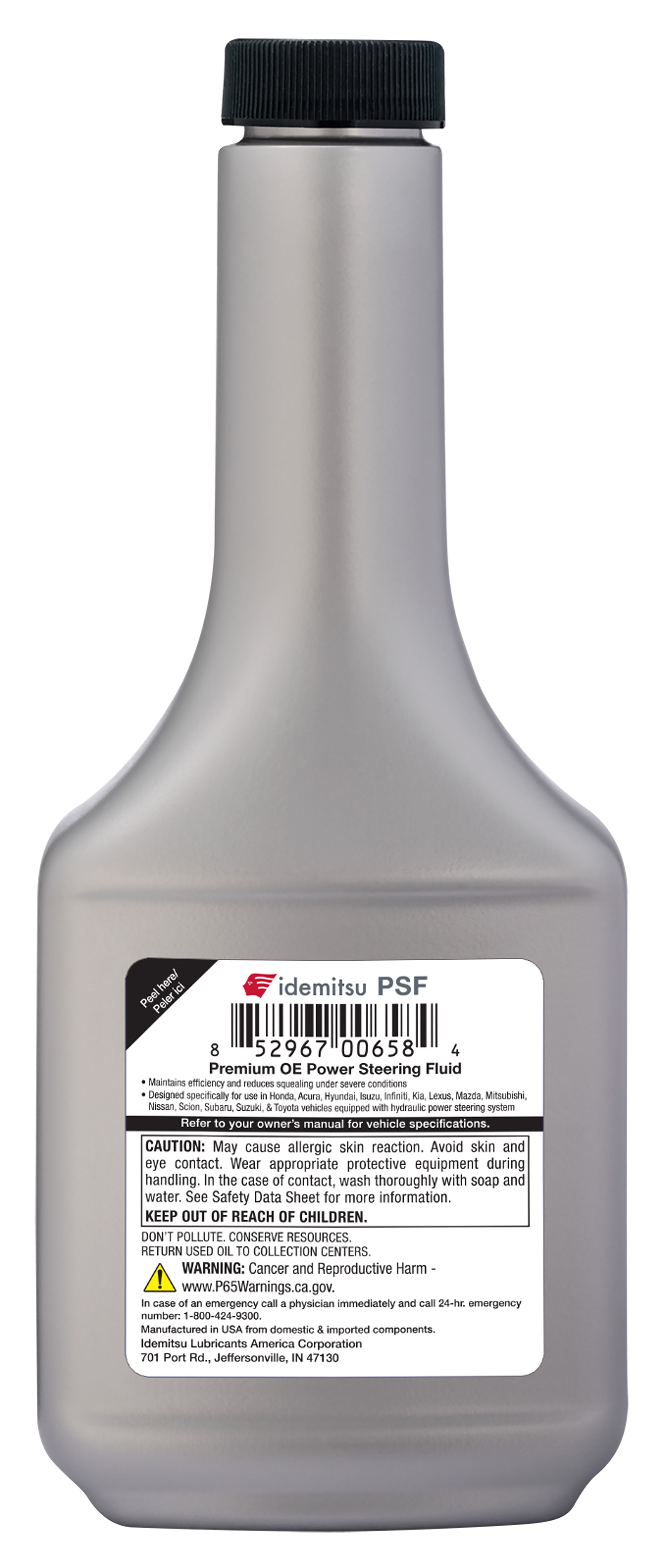 Idemitsu PSF Power Steering Fluid for Honda, Asian Vehicles - 12
