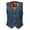 Blue, variant on Milwaukee Leather MDL4000 Women's Blue Plain Side 4 Snap Front Denim Vest Medium