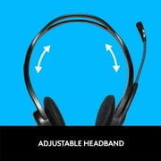 Logitech 960 USB Computer Headset, Black