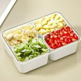 thumbnail image 5 of COFEST Kitchen Plastic Food Storage Container with Airtight Lids ReusableLeftover Food Lunch Boxes - Leak Proof White, 5 of 7