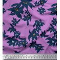 thumbnail image 1 of Soimoi Moss Georgette Fabric Artistic Floral Print Fabric by the Yard 42 Inch Wide, 1 of 5