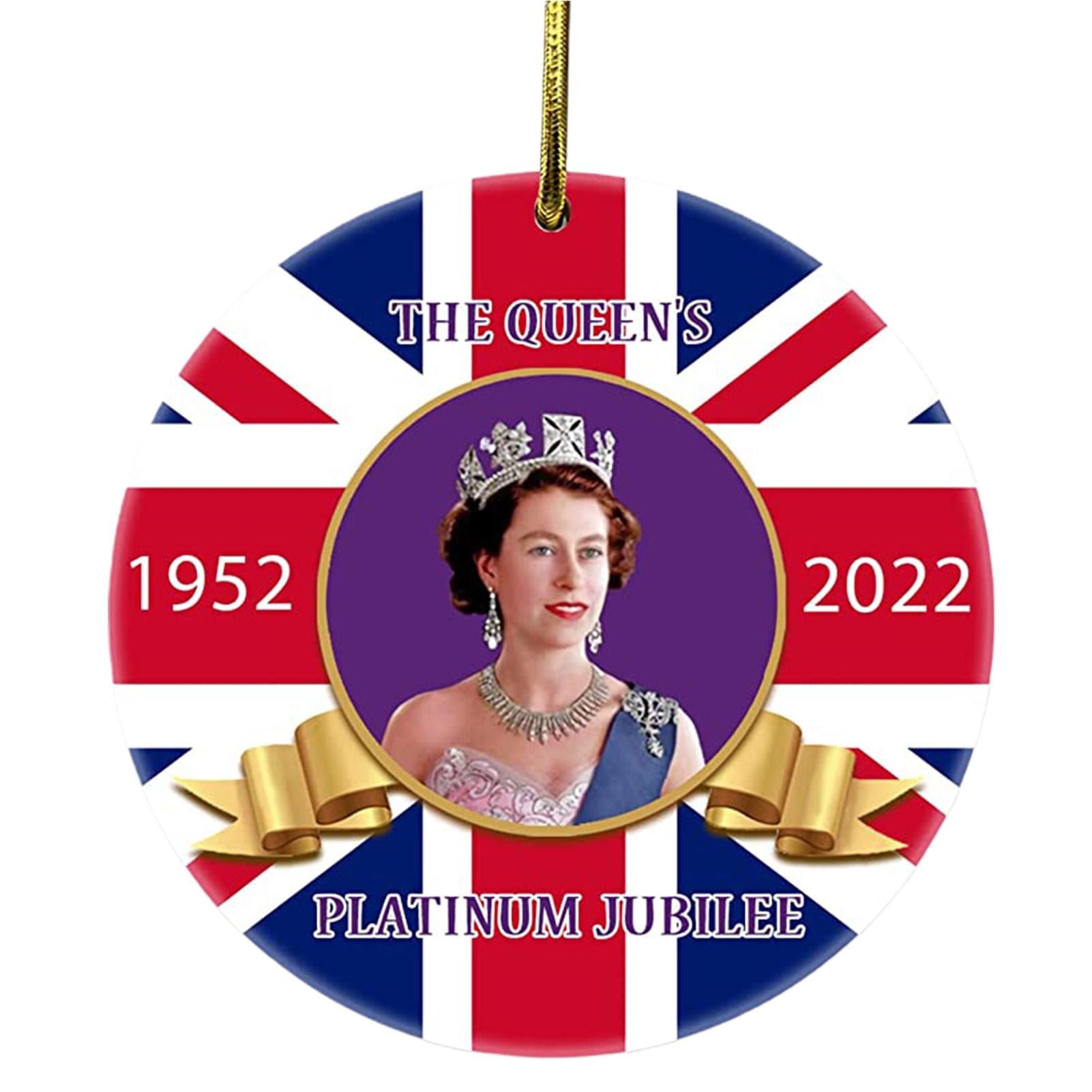 Queen Elizabeth Platinum Jubilee Souvenirs British Queen Elizabeth II Original Ornament