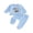 Sky Blue, variant on RUINIXCW Baby Boy 1st Birthday Outfits Letter Print Long Sleeve Crew Neck Sweatshirts and Joggers Pants 2 Piece Set