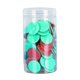 thumbnail image 2 of 100 fichas de bingo de matemáticas para contar con cubo de almacenamiento, material didáctico para el aprendizaje rojo verde, 2 of 9