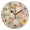 Black, variant on YAZAOO Decorative Wall Clock Size：25cm Rainbow Dream Design Pattern Clock