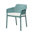 thumbnail image 2 of Silla Alterego Tampico apilable con brazos Azul turquesa, 2 of 4