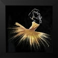 thumbnail image 2 of OnRei 15x15 Black Modern Framed Museum Art Print Titled - Golden Dress Puff, 2 of 5