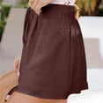 thumbnail image 5 of Womens Shorts Drawstring Mid-Rise Shorts Summer Casual Shorts for Women, 5 of 8