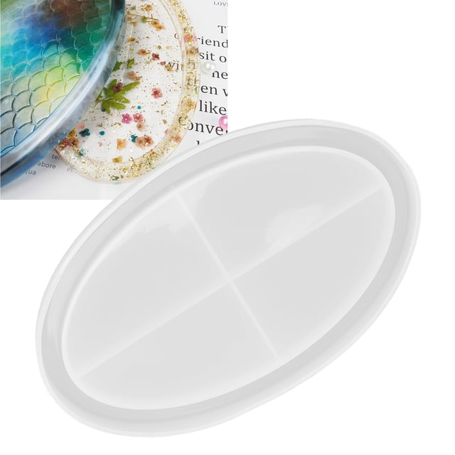 Molde De Resina De Silicona Para Bandeja De Bricolaje, Duradero, Repetidamente, Molde De Resina Para Bandeja De Bricolaje, Silicona Con 1 Molde Para Organización De