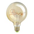 thumbnail image 4 of Lámpara Edison con letras, lámpara de mesa G125, lámpara de filamento con bombilla LED, lámpara de modelado LOVE, 4 of 5