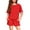 #A01-Red, variant on Abcomgle Girls Short Sets 4-16 Girls 2 Piece Outfits Colorblock Short Sleeve Shirts and Elastic Waist Shorts Cute Preppy Girls Summer Outfits,Light Purple,5-6Years