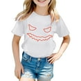 thumbnail image 2 of Weebloom Kids Halloween T Shirts Boy Girl Children Printed T Shirt Style Short Sleeved Top for 1-13 Years Dailywear,3-4 Years, 2 of 3