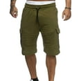 thumbnail image 1 of EYIIYE Hommes Shorts Pantalons de Sport avec Cordon Élastique, 1 of 5