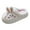 White, variant on Aayomet Bedroom Slippers Women Warm Cozy Fuzzy Soft Touch Slippers Non-Slip Lined Slippers,Pink 39