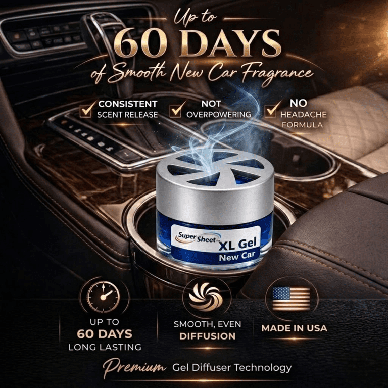 Super Sheet XL Gel Car Air Freshener