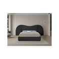 thumbnail image 6 of Meridian Furniture Everest Black Boucle Fabric King Bed, 6 of 7