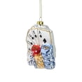 thumbnail image 3 of 4" Playing Cards with Dice and Poker Chips Glass Christmas Ornament, 3 of 5