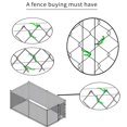thumbnail image 2 of HITTITE 100-Pack Chain Link Fence Dog Fence Slats Hook,Repair Aluminum Wire Ties for Chain Link Fence and Dog Fence, Metal Wire Ties for Dog Fence, Chain Link Hook 7-9/10" Long, Diameter 13.5gauge., 2 of 7