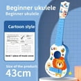 thumbnail image 2 of 17 inch Kids Ukulele Toddler Guitar 4 Strings Music Playing Musical Instruments Educational For Boys, Girls, Children, Blue, 2 of 12