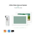 thumbnail image 1 of Metal Doorbell Video Intercom System For Home Tuya Smart Video Doorhpone Camera 160° 4-Wired 1080P Touch Monitor ,Smart Detection, 1 of 4