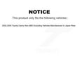 thumbnail image 2 of Kugel Rear Wheel Bearing and Hub Assembly Pair for Car 2002-2004 Toyota Camry Non-ABS Excluding Vehicles Manufactured In Japan - Left Right Side (Driver Passenger) K70-100601, 2 of 11