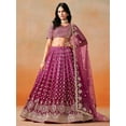 thumbnail image 5 of Latest South Asian Wear Style Bridal Wear Beautiful Lehenga Choli Outfits Collection ( Wine, XXS - 34 ), 5 of 6