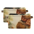 thumbnail image 2 of Bear Christmas Trees Gifts Storage Bins Baskets With Handles Storage Box Clothes Organizer Organization Toys, 2 of 7
