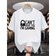thumbnail image 3 of Men's Casual Gaming Graphic Tee "Can't Hear You I'm Gaming" - 100% Polyester Knit Fabric T-Shirt with Crew Neck, Regular Fit, Breathable Comfort for Summer & Outdoor Activities - Slight Stretch Alpha, 3 of 7