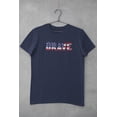 thumbnail image 5 of 4th of July Brave Patriot American Flag Mens T Shirt, 5 of 5
