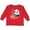 Red, variant on Inktastic My Grampy Loves Me- cute panda Boys or Girls Long Sleeve Toddler T-Shirt