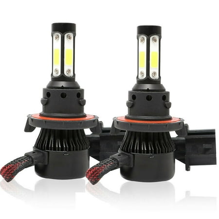 

Tomshoo 4-Sides 9008 LED Headlight Bulbs Conversion Kit Hi/Low Beam Fog Light 6500K