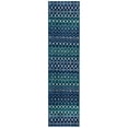 thumbnail image 6 of Rugs.com Moroccan Trellis Collection Rug – 12 Ft Runner Navy And Teal Medium Rug Perfect For Hallways, Entryways, 6 of 6