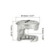 thumbnail image 2 of Leva Bloqueo Tuerca para Muebles, 24uds 13x11mm Junta Conector Bloqueo Tuercas Muebles Conexión Leva Montajes, 2 of 5