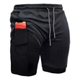 thumbnail image 2 of Gimnasio Short Con Licra Deportiva 2 En 1 Hombre Correr, 2 of 8