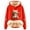 Red, variant on Womens Christmas Sweatshirt Cute Cow Print Lined Tops Casual Fashion Long Sleeve Pullover Hoody for Winter Warmth Hoodies for Women Beige L