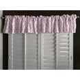 thumbnail image 2 of cotton polka dots window valance 58 wide pink on white, 2 of 3
