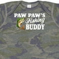thumbnail image 4 of Inktastic Paw Paw's Fishing Buddy with White Text Boys Baby Bodysuit, 4 of 5
