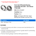 thumbnail image 2 of Front Axle Differential Bearing - Compatible with 2004 - 2015 Nissan TITAN 4WD 2005 2006 2007 2008 2009 2010 2011 2012 2013 2014, 2 of 2