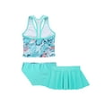 thumbnail image 4 of iEFiEL Girls Floral Tankini Set with Skirt 3pcs Set Swimsuit Bathing Suit,Sizes 4-14 AA-Mint Green 5, 4 of 7