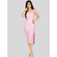 thumbnail image 4 of Vestido De Mujer Midi Casual Stretch Para Diario Y Salida, 4 of 5