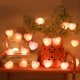 thumbnail image 5 of JINGXI Mini luces de cadena 50 35 Mini luces de Navidad Cadena de luces transparentes Funciona con pilas con temporizador Luces de Navidad transparentes 25 unidades Luz de calor Luces de Navidad, 5 of 5